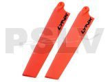 LX61151  Lynx Heli MCPX BL Plastic Main Blade 115mm Orange Neon  